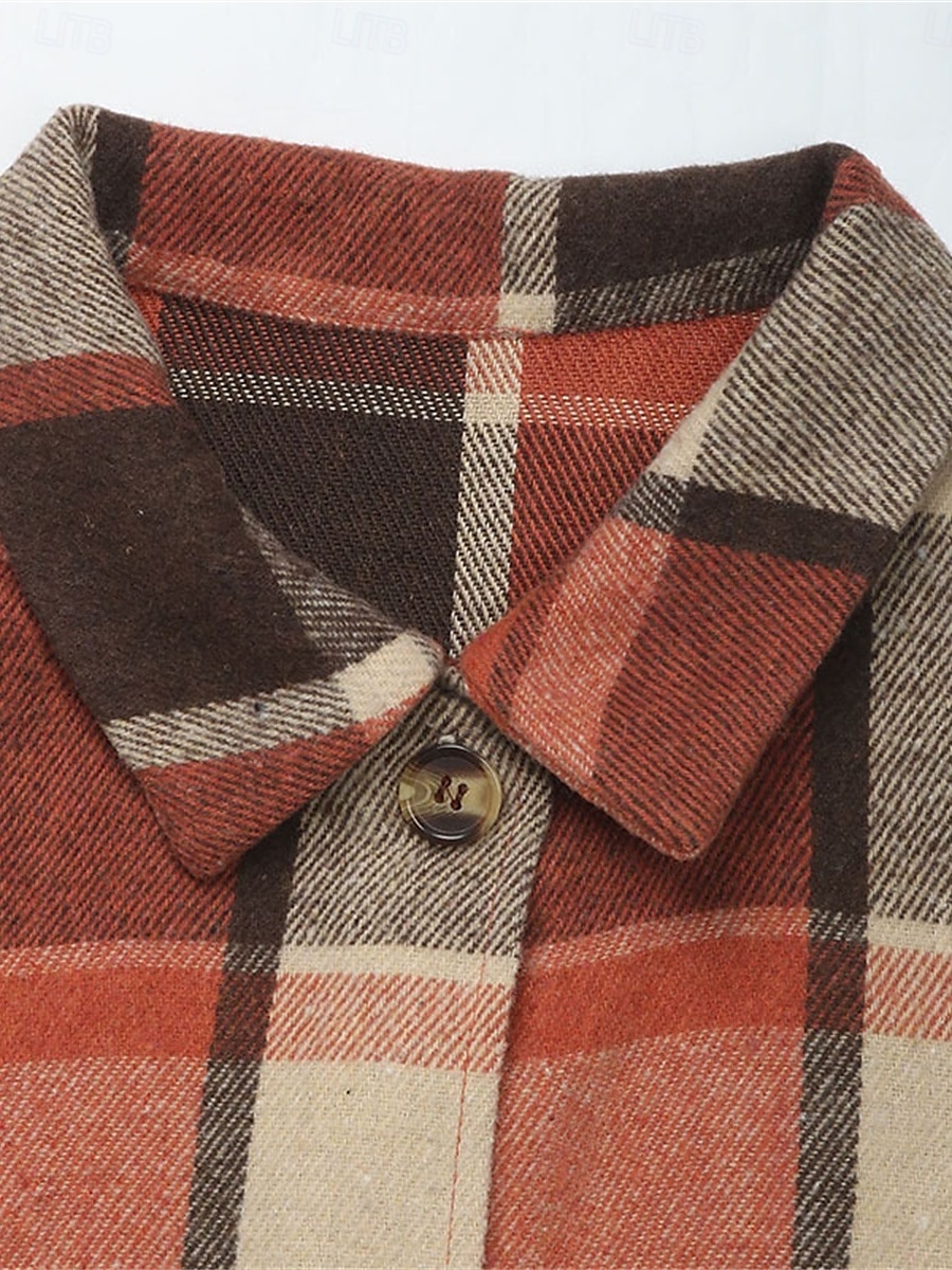 Gilet Femme Extérieur Plein Air Usage quotidien mode Décontractées Avec poches Longue Manteau Café Automne Hiver Boutonnage Simple Col rabattu Standard S M L XL de 2025 ? $34.99 –P8