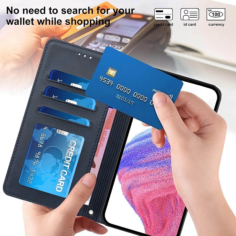 телефон Кейс для Назначение iPhone 17 Pro Max 17 Air i16 15 14 Pro Max Plus 13 12 11 Pro Max Mini Кейс на заднюю панель со стендом Магнитный с ремешком на запястье Ретро ТПУ Кожа PU 2025 - $8.99 –P14