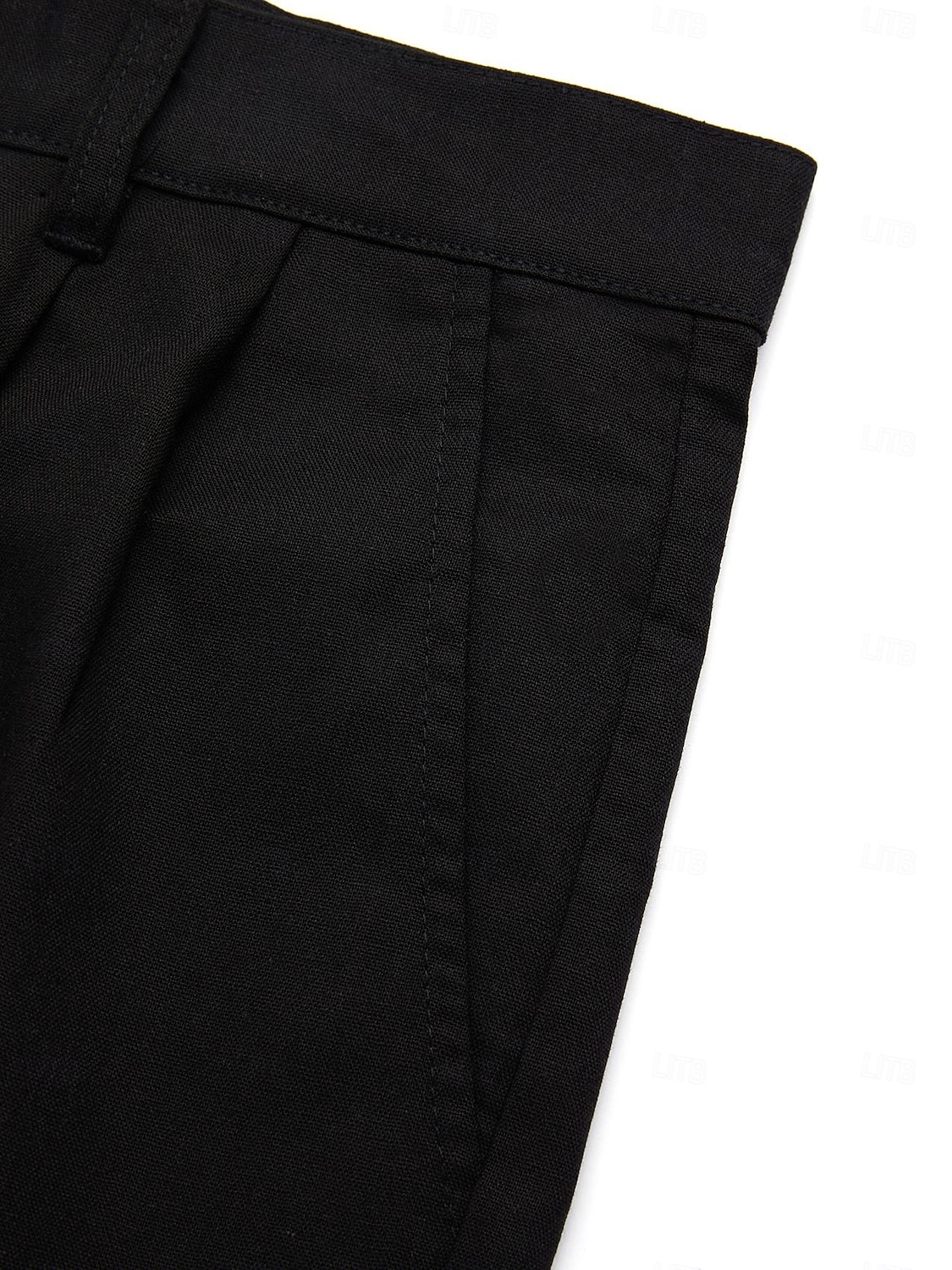 Men's Linen Pants Trousers Summer Pants Pleated Pants Dress Slacks Front Pocket Straight Leg Plain Comfort Breathable Casual Daily Holiday Fashion Basic Black White 2025 - $28.99 –P5