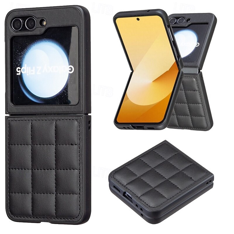 telefono Custodia Per Samsung Galaxy Capovolgi Z 6 Z Flip 5 Z Flip 4 Z Flip 3 Per retro Resistente agli urti Retrò TPU pelle sintetica del 2025 a $17.99 –P1
