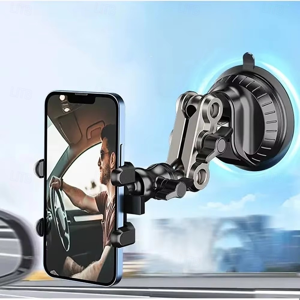 suporte para telefone de carro gravação de vídeo braço mágico universal sucção suporte para telefone de carro montagem pára-brisa janela vidro tiro de 2025 por $32.99 –P1