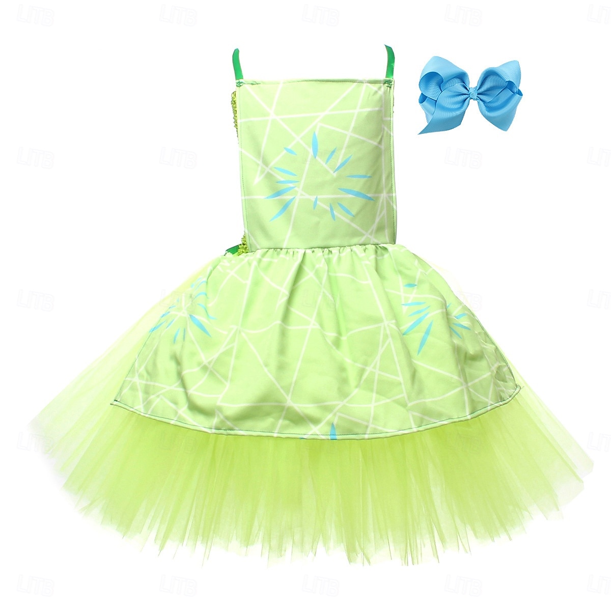 Inside Out 2 Principessa Disgusto GIOIA Abiti Costume Tutu Cosplay Cosplay di film for Ragazze Bambini Giornata universale dell'infanzia Mascherata Festa / Sera del 2025 a $31.99 –P8
