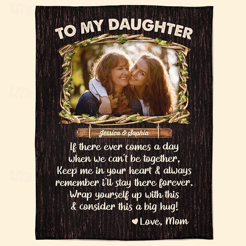 Customized Blanket Wrap Yourself in Memories Custom Photo Blanket Just for You - Soft and Cozy Fleece - Personalize with Your Favorite Photos 2025 - $18.99 –P7