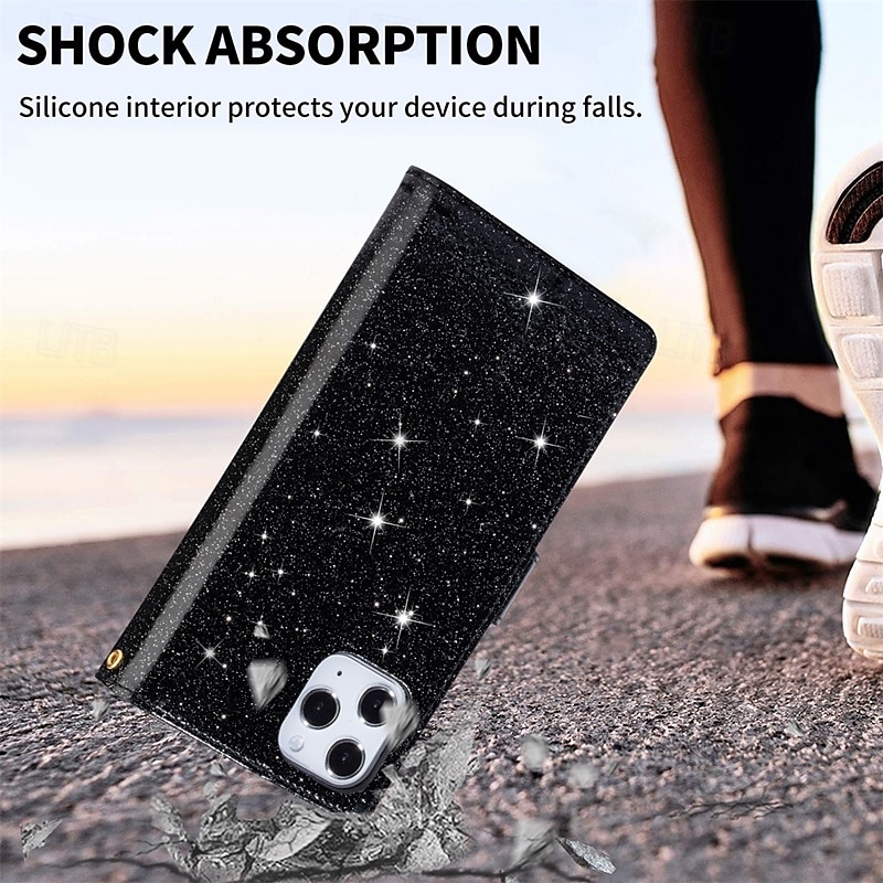 Phone Case For iPhone 16 Pro Max Plus iPhone 15 Pro Max Plus iPhone 14 13 12 11 Pro Max Plus Mini SE Wallet Case with Stand Holder Magnetic Zipper Retro TPU PU Leather 2025 - $24.99 –P13