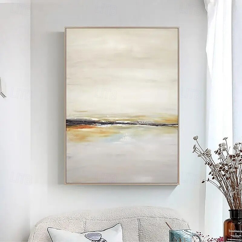 großes Gemälde handgemachtes abstraktes Ölgemälde handgemalt beige Gemälde handgemachtes Wabi Sabi Kunstwerk Ölgemälde handgemalt strukturiertes Ölgemälde beige Ölgemälde modernes Dekor 2025 - $125.99 –P3