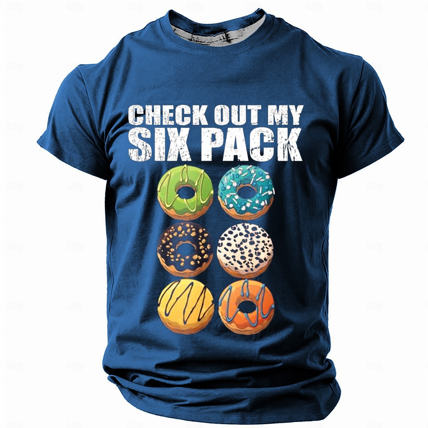 Men's Adult Humor Graphic Funny T shirt Short Sleeve T shirt 3D Print Crew Neck Shirt Retro Vintage Casual Street Style Street Sports Outdoor Casual Black Navy Blue Army Green Spring & Summer 2025 - $17.99 –P4