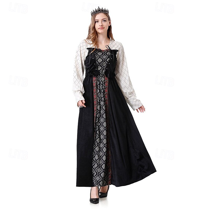 Princeznovské Maškarní Dospělé Dámské cosplay Výkon předvečer Všech svatých Jednoduchý karnevalový kostým 2025 - $72.99 –P4