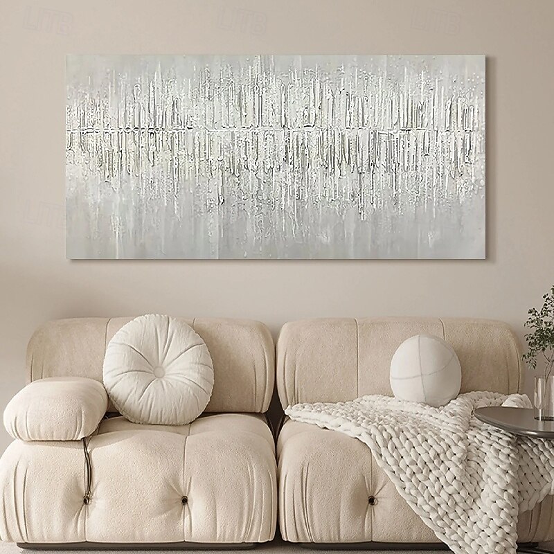 großes 3D-Ölgemälde auf Leinwand, handgemachtes abstraktes Gemälde, handgemachte Wandkunst, botanisches Messergemälde, leichtes Luxus-Ölgemälde für Wohnzimmer, Schlafzimmer, Wanddekoration 2025 - $69.99 –P4