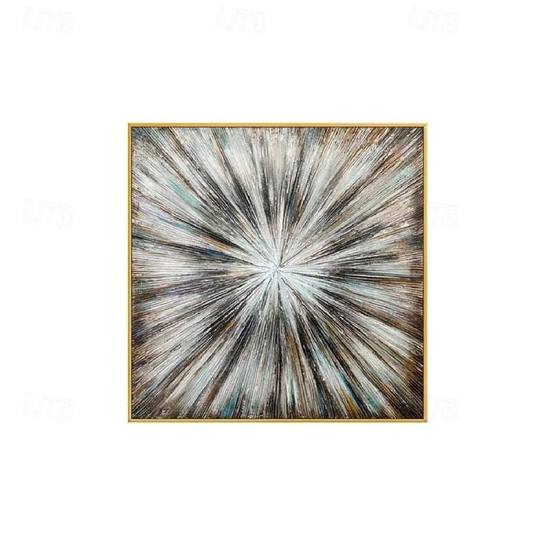 Gold Ölgemälde handgemalt großes pastoses Wandbild Ölgemälde Leinwand - Palettenmesser Kunst strukturiertes abstraktes Gemälde - moderne Wandkunst für Wohnzimmer 2025 - $125.99 –P5
