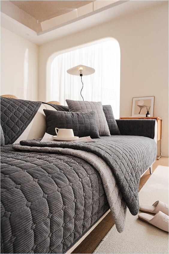 Biscuit Plush Soft Non-Slip Couch Cover - Ultra-Comfortable and Cozy Fabric - Non-Slip Backing for Secure Fit - Protects Your Sofa from Spills, Stains, and Wear - Perfect for Enhancing Home Comfort 2025 - $24.99 –P10