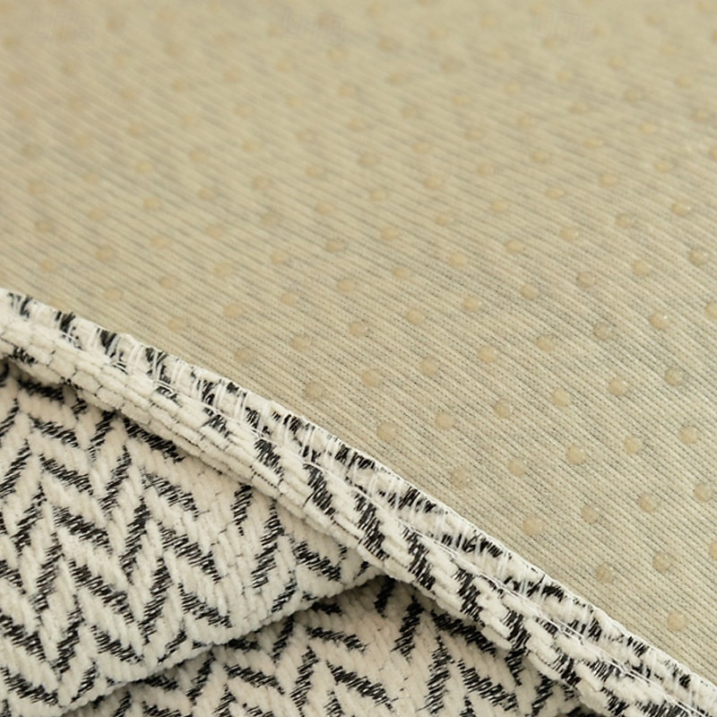 Solid Color Chenille Anti-Scratch Herringbone Couch Cover - Soft and Durable Fabric - Elegant Herringbone Pattern - Protects Your Sofa from Scratches and Wear 2025 - $19.49 –P2