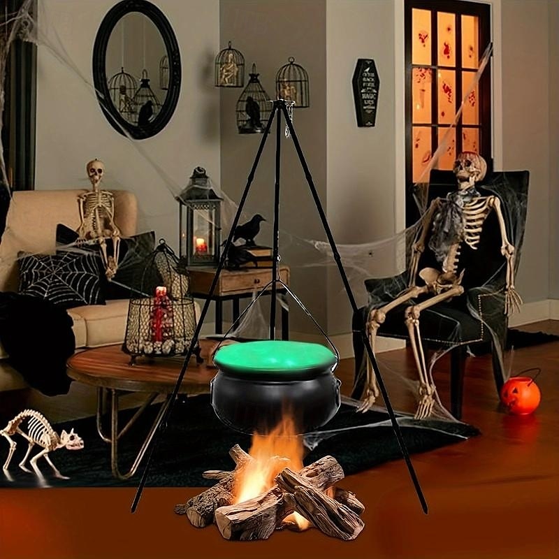 halloween dekorace čarodějnické světlo pro vnitřní a venkovní verandu na nádvoří, rekvizity pro atmosféru halloweenských festivalů 2025 - $33.99 –P3