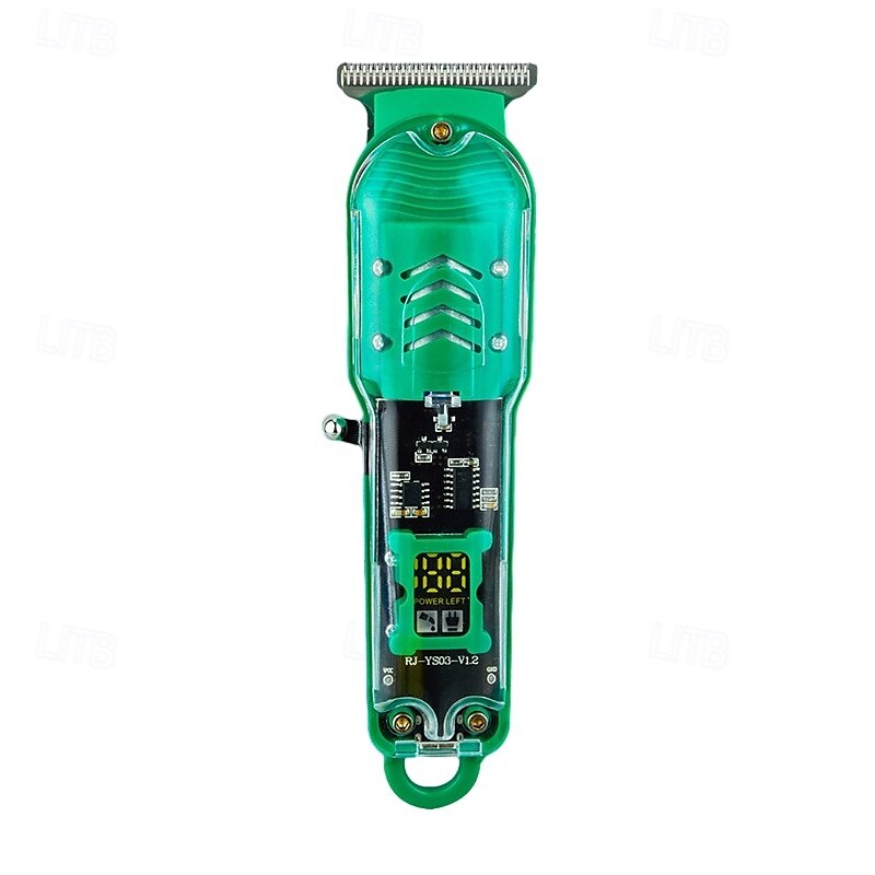 צג דיגיטלי lcd נטענת קוצץ חשמלי שקוף קוצץ שיער חשמלי קוצץ שיער קוצץ שיער חשמלי שקוף מקצועי 2025 - $19.99 –P12