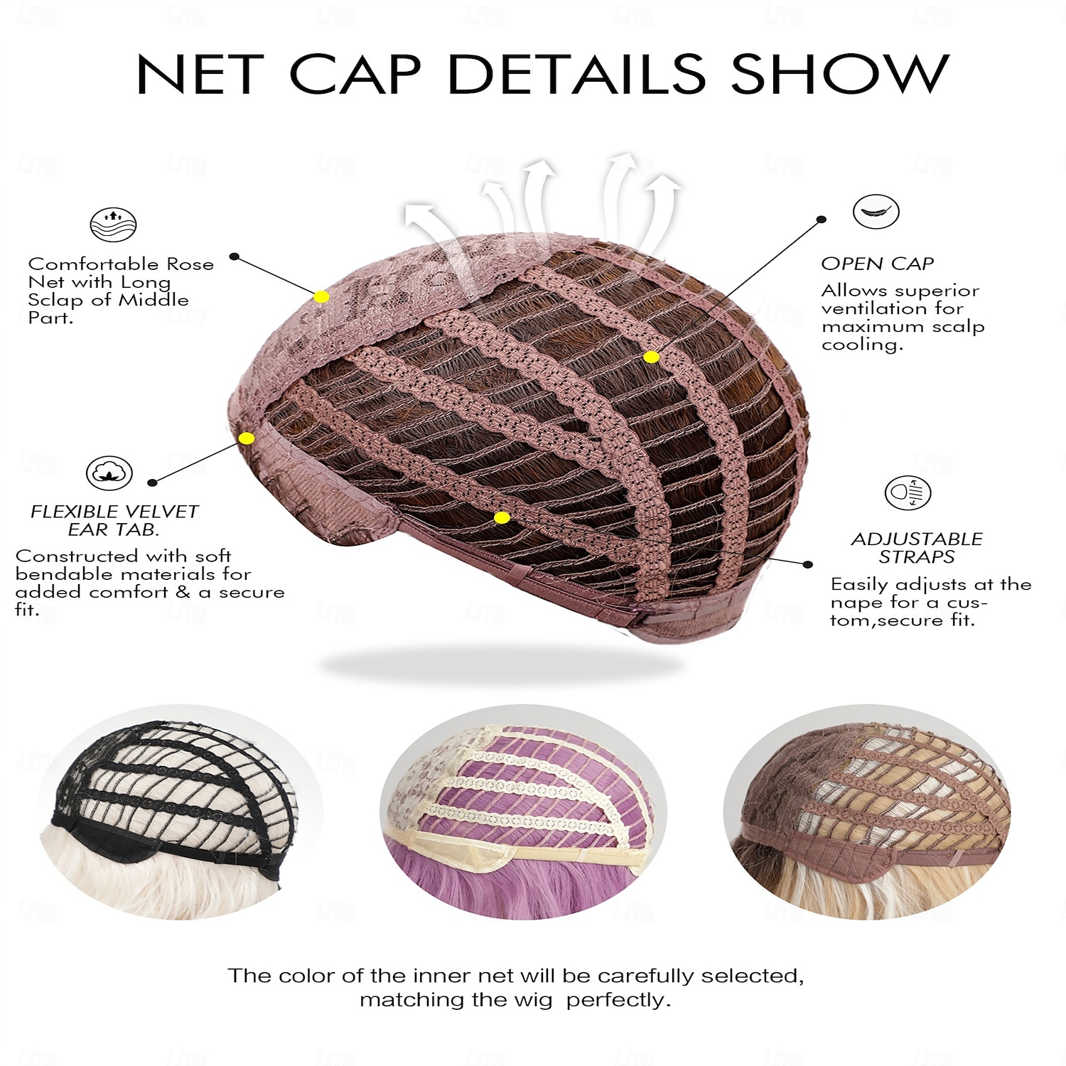 Perruque Synthétique Bouclé Ondulé Partie médiane Fabriqué à la machine Perruque 26 pouces Noir / Brun Cheveux Synthétiques Femme Mignon Cosplay Soirée Blond de 2025 ? $40.99 –P6