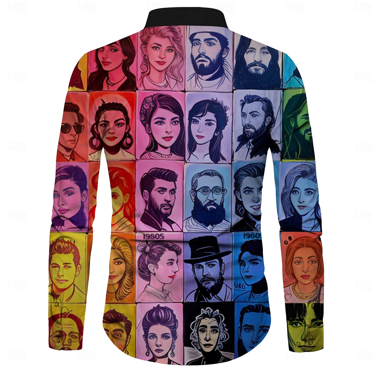rétro vintage rétro vintage années 1970 années 1980 chemise hippie hommes discothèque fête décontractée chemise quotidienne de 2025 ? $23.99 –P6