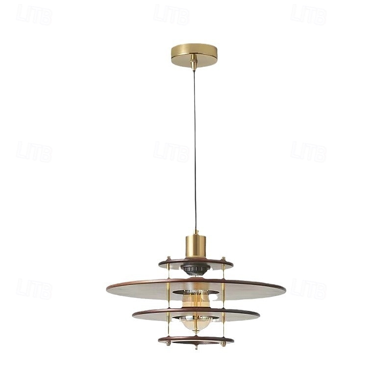 lampada a sospensione a led arredamento moderno lampada a sospensione in metallo regolabile in legno lampadario design creativo droplight lampada da soffitto lampada a sospensione lampada a del 2025 a $349.99 –P6