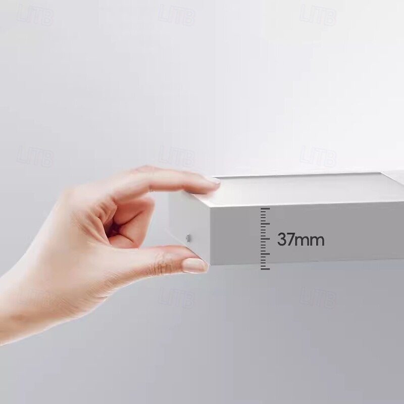 LED Ceiling Lights Stepless Dimming 28/36.5cm 2-Light Contemporary Modern Flush Mount Ceiling Light Aluminum 20W Square Flat Modern Ceiling Lamp for Bedroom Kitchen Laundry 110-240V ONLY DIMMABLE WITH REMOTE CONTROL 2025 - $79.99 –P6