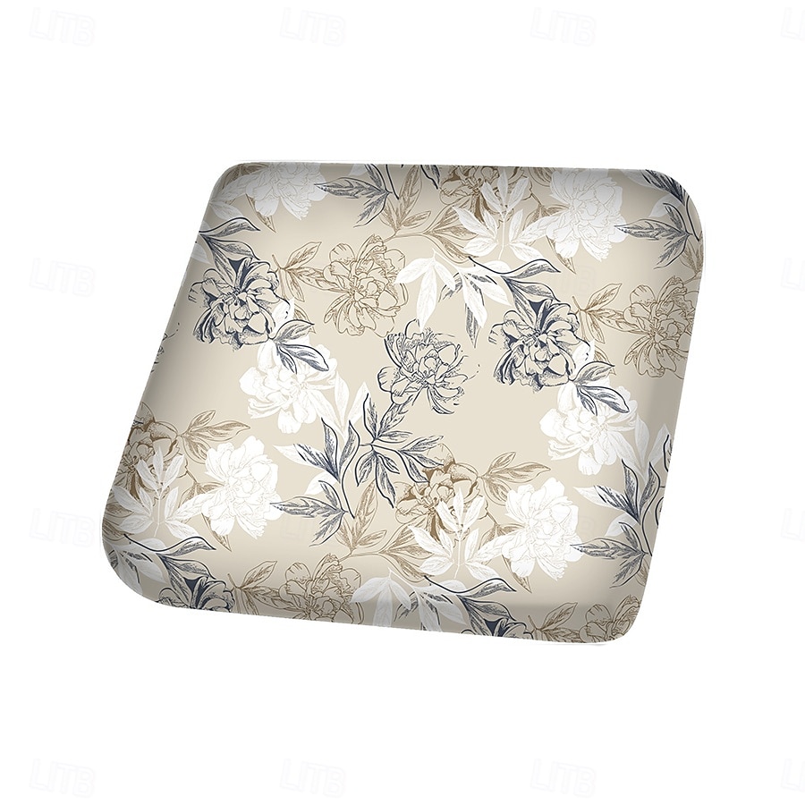 Stretch Floral Seat Cushion Cover Soft Elastic Slipcover for Enhanced Comfort and Furniture Protection 2025 - $9.49 –P3