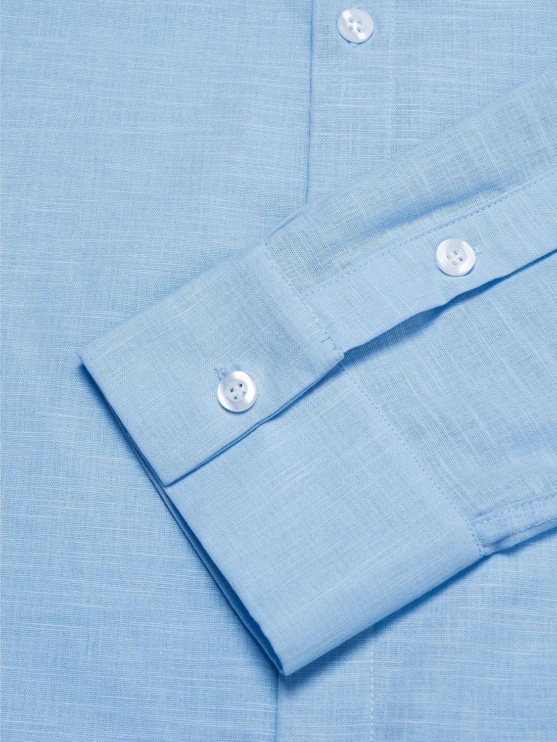 Herren Hemd Kleidhemd Freizeithemd Blau Langarm Einfarbig Umlegekragen Formell Knöpfe Bekleidung Täglich 2025 - $17.99 –P7