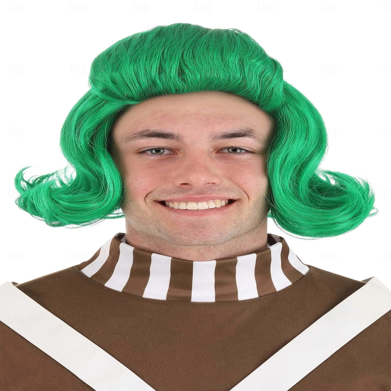 willy wonka voksen oompa loompa parykk karneval cosplay party parykker st.patrick's day parykker 2025 - $17.99 –P3