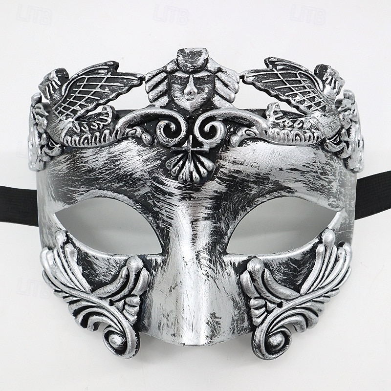Greek Goddess Roman Carnival Mask Mask Venetian Mask Adults' Women's Metal Finish Sexy Costume Party Masquerade Halloween Carnival Mardi Gras Easy Carnival Costume 2025 - $25.99 –P7