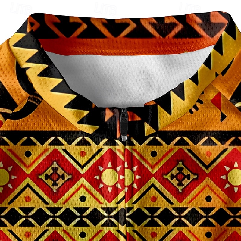 Men's Cycling Jersey Vintage Short Sleeve Bike Tee Tshirt Jersey with 3 Rear Pockets Mountain Bike MTB Quick Dry Anatomic Design Wicking Breathable Sports Yellow Clothing Apparel 2026 - $30.99 –P5