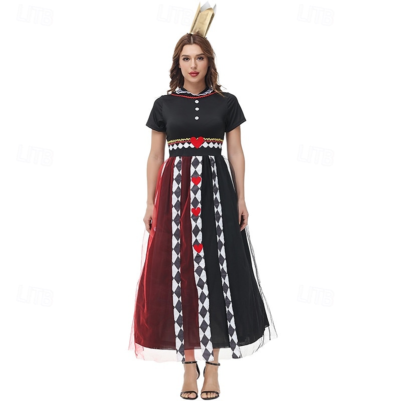 Fiaba L'avventura di Alice nel Paese dei Sogni regina di Cuori La regina rossa Veleno Vestito Cosplay for Per donna Adulti Carnevale Mascherata Performance Festa / Sera del 2026 a $56.99 –P3