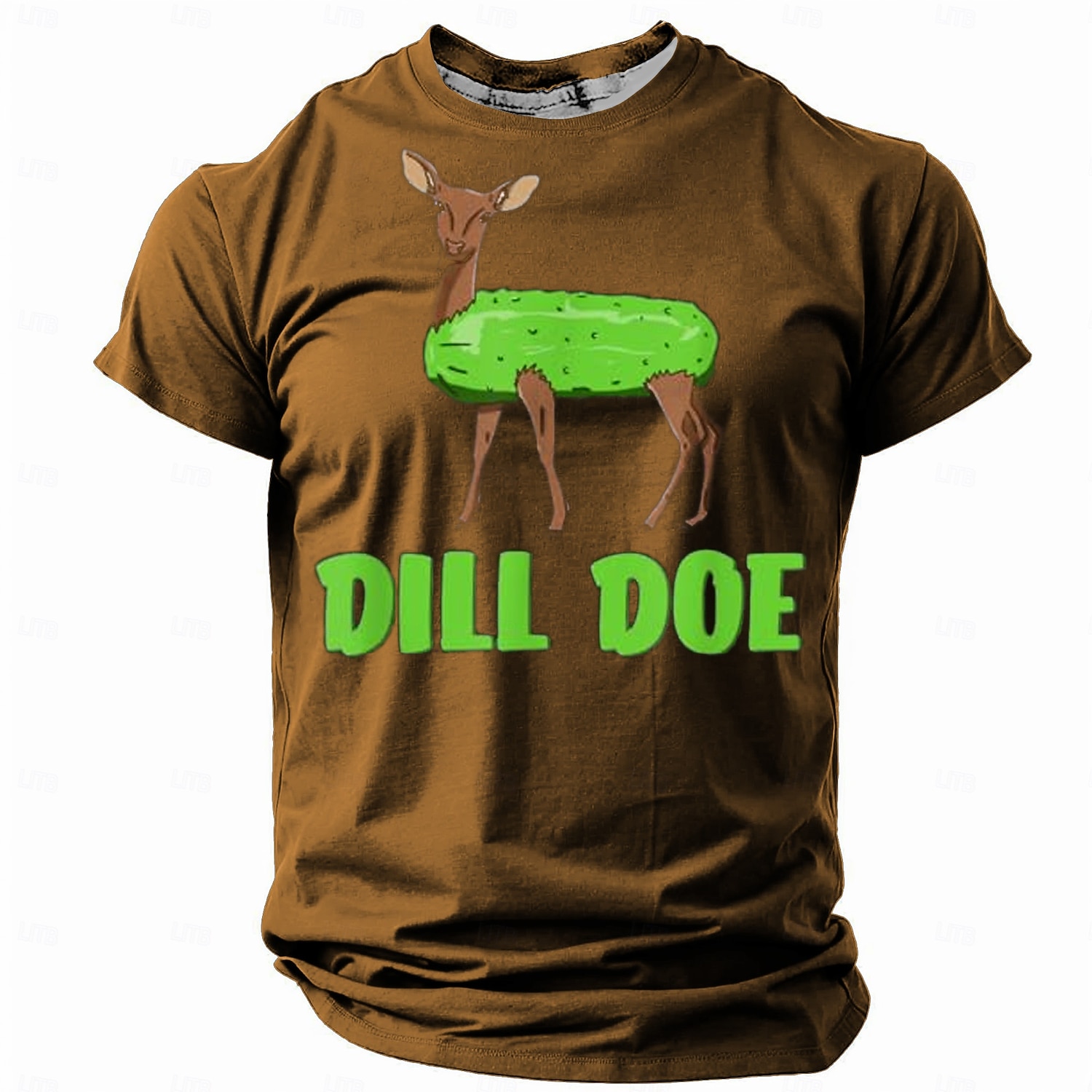 Maglietta grafica divertente per uomini Dill Doe Pun - Design esilarante di un cervo sottaceti del 2026 a $17.49 –P5