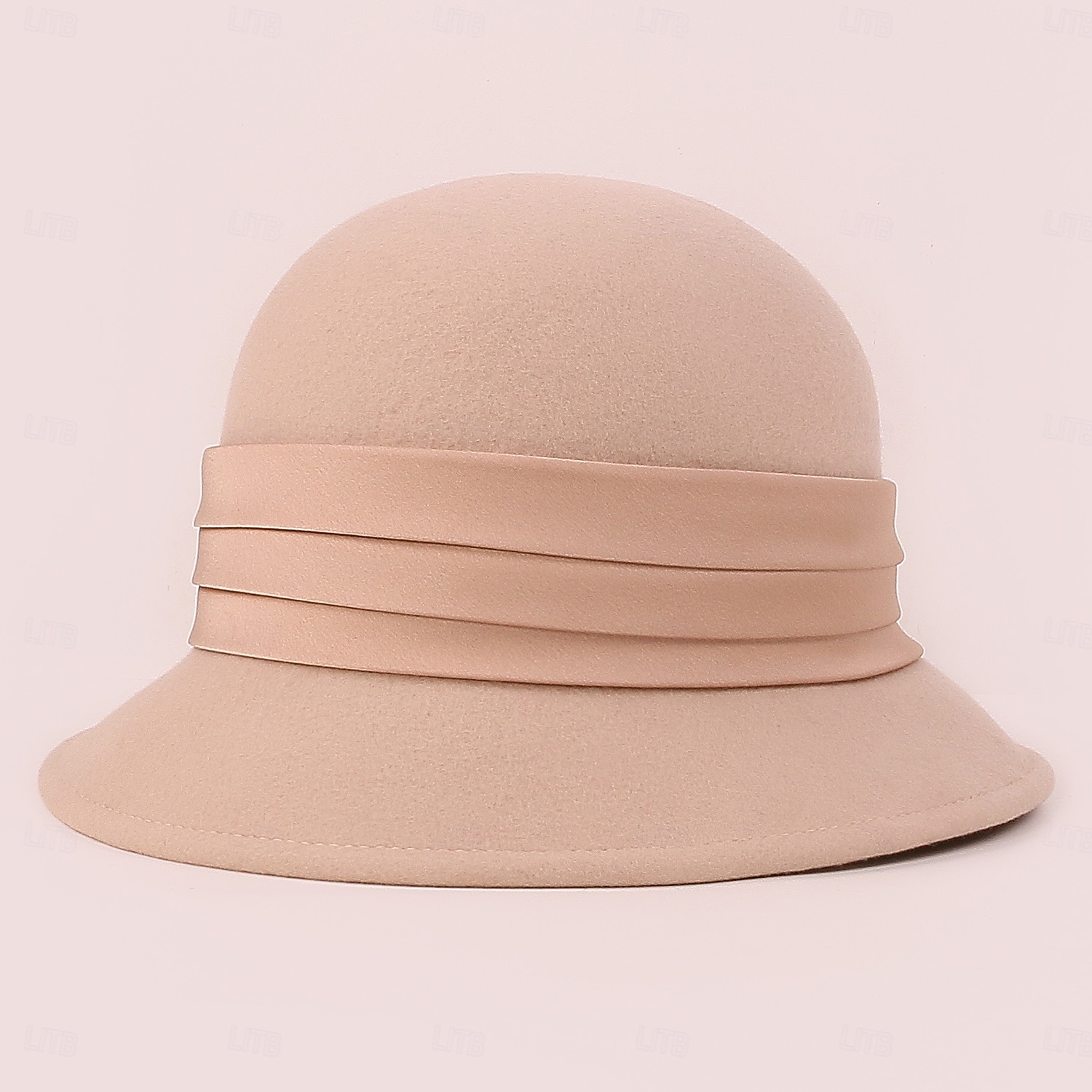 כובעים 100% צמר כובע קלושה\עם שוליים רחבים כובע שמש חתונה מסיבת תה אלגנטית חתונה עם כובע שחבור כיסוי ראש כיסוי ראש 2025 - $39.99 –P5