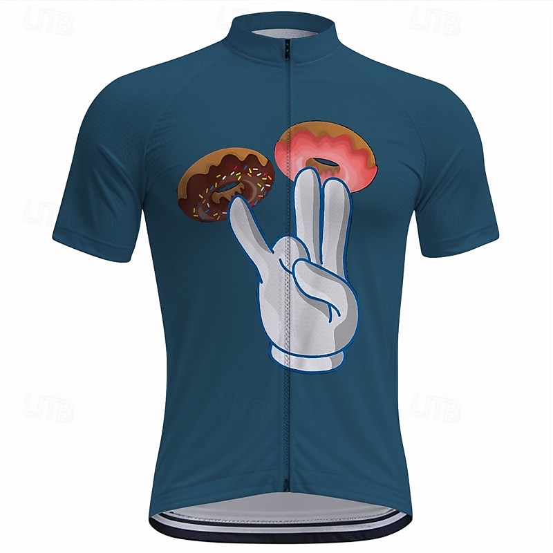 Homme Maillot de cyclisme Dessin animé Manche Courte Cyclisme T-shirt Top avec 3 poches arrière VTT Vélo tout terrain Cyclisme sur route Séchage Rapide Fermeture Éclair Frontale Évacuation de de 2026 ? $30.99 –P2