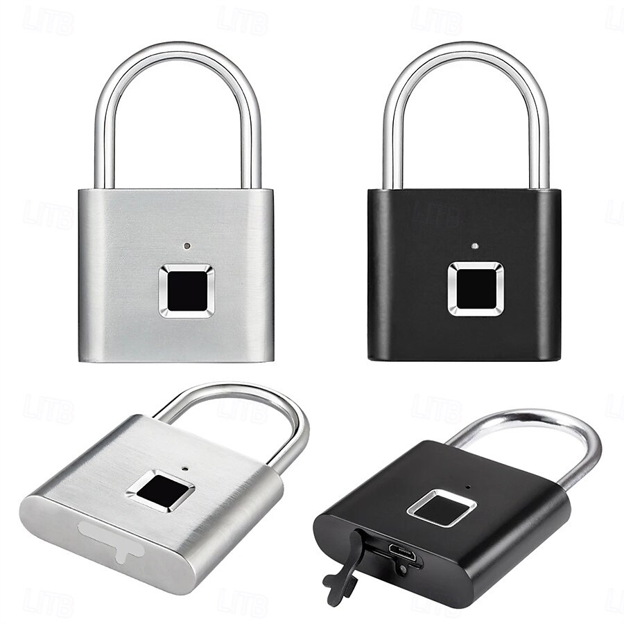 Fingerprint Lock Keyless Waterproof Anti-Theft Smart Lock Fingerprint Padlock Zinc Alloy Intelligent Safety Electronic DoorLock 2025 - $28.99 –P15