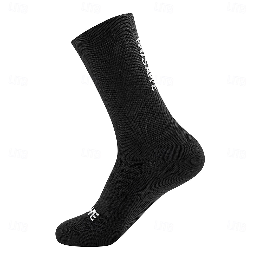 Calcetines deportivos reflectantes para ciclismo Wosawe, calcetines deportivos de ciclismo de carretera hasta la mitad de la pantorrilla, modelos para hombres y mujeres, calcetines de ciclismo de ocio 2025 - $15.49 –P9