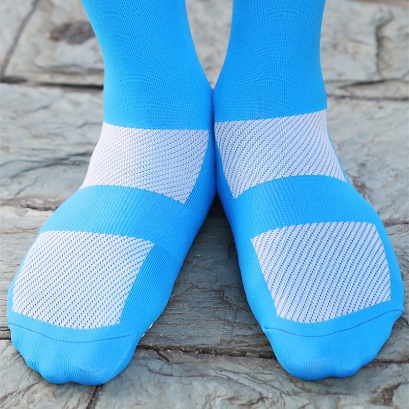 Unisex Socks Compression Socks Bike Socks Sports Socks Athletic Socks Camping / Hiking Outdoor Exercise Cycling / Bike Bike / Cycling Warm Non-Skid Stretchy 1 Pair 2025 - $3.59 –P8