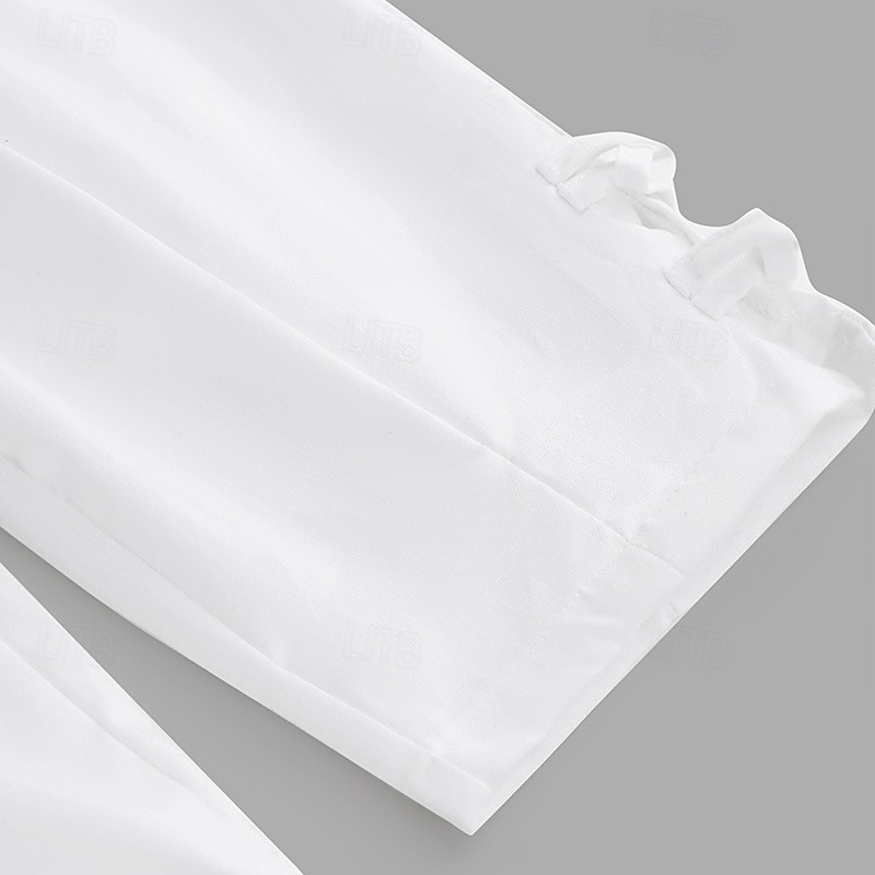 Homens Calças de linho Calça verão Calças Cropped Calças de praia Com Cordão Cintura elástica Tecido Conforto Respirável Comprimento da panturrilha Casual Diário Feriado Moda Estilo Clássico Preto de 2025 por $27.99 –P4