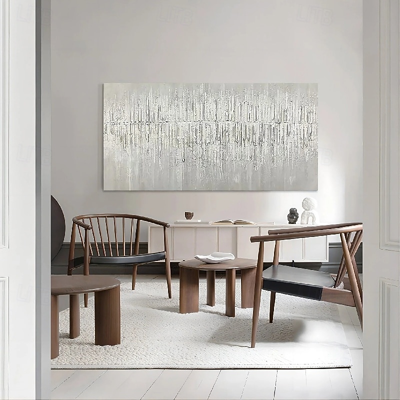 großes 3D-Ölgemälde auf Leinwand, handgemachtes abstraktes Gemälde, handgemachte Wandkunst, botanisches Messergemälde, leichtes Luxus-Ölgemälde für Wohnzimmer, Schlafzimmer, Wanddekoration 2025 - $69.99 –P3