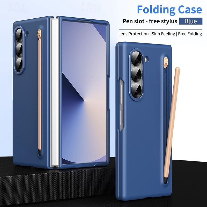 Phone Case For Samsung Galaxy Z Fold 7 Z Fold 6 Z Fold 5 Z Fold 4 Z Fold 3 Back Cover with Screen Protector with S Pen Shockproof Armor PC 2025 - $29.99 –P10