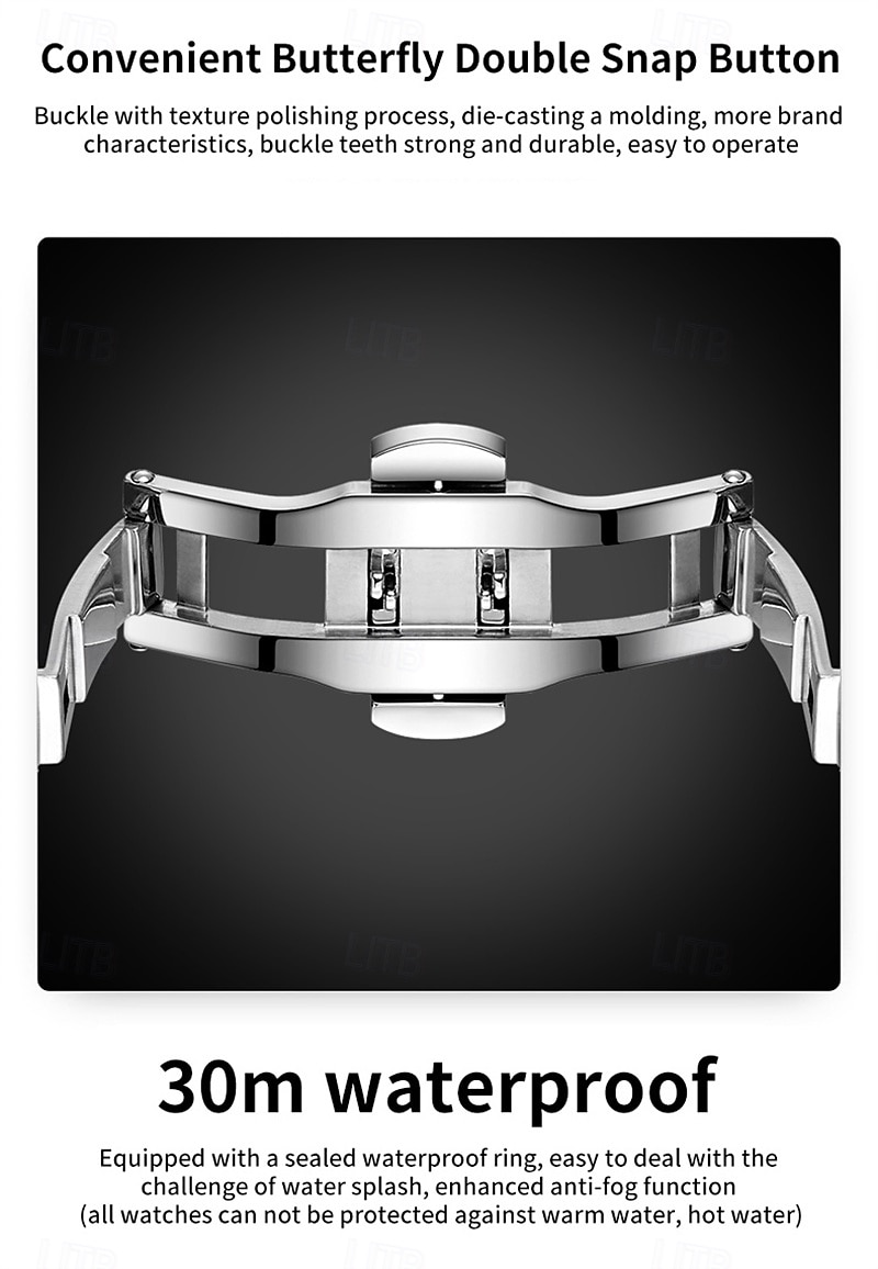 New Olevs Brand Men'S Luminous Commercial Business Steel Belt Watch Calendar Week Display Fashion Trend Waterproof Simple Leisure Quartz Watch Diamond-Shaped Mirror Sports Watch 2026 - $38.99 –P7
