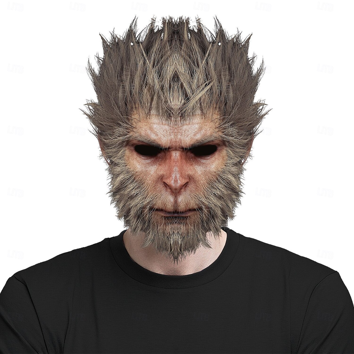 Fekete mítosz: Wukong Majom király Maszk Halloween-kellékek Felnőttek Férfi Vicces Ijesztő jelmez Mindszentek napja Farsang Könnyű farsangi jelmez 2025 - $38.99 –P5