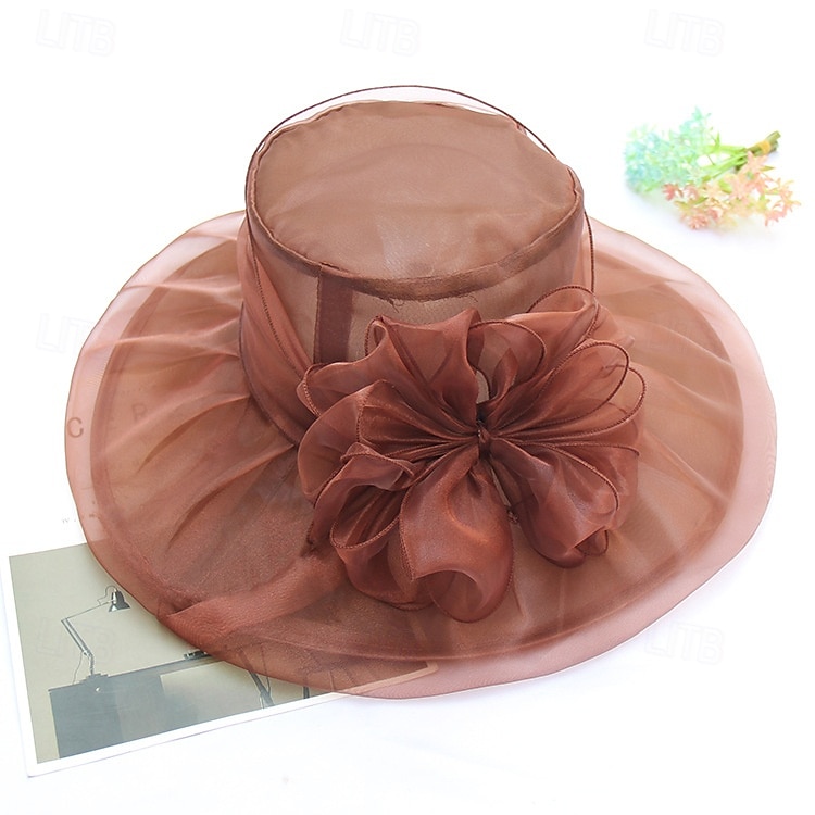 1950s Retro Vintage Derby Hat Church Hat Kentucky Derby Hat Gentlewoman Noblewoman Women's Valentine's Day Derby Ascot Horse Racing Festival Adults' Hat Spring & Summer 2026 - $18.99 –P8