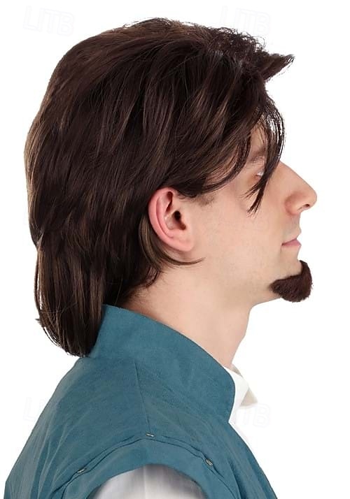 zamotaná paruka flynn rider halloween cosplay party paruky 2025 - $20.99 –P4