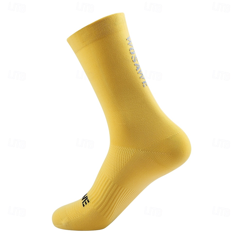 Calcetines deportivos reflectantes para ciclismo Wosawe, calcetines deportivos de ciclismo de carretera hasta la mitad de la pantorrilla, modelos para hombres y mujeres, calcetines de ciclismo de ocio 2025 - $15.49 –P11