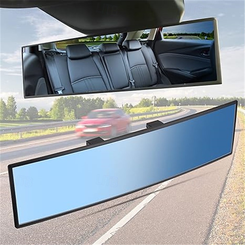 espelho retrovisor interno do carro espelho retrovisor interno espelho de campo grande espelho côncavo espelho azul antirreflexo espelho retrovisor interno de 2025 por $17.99 –P1