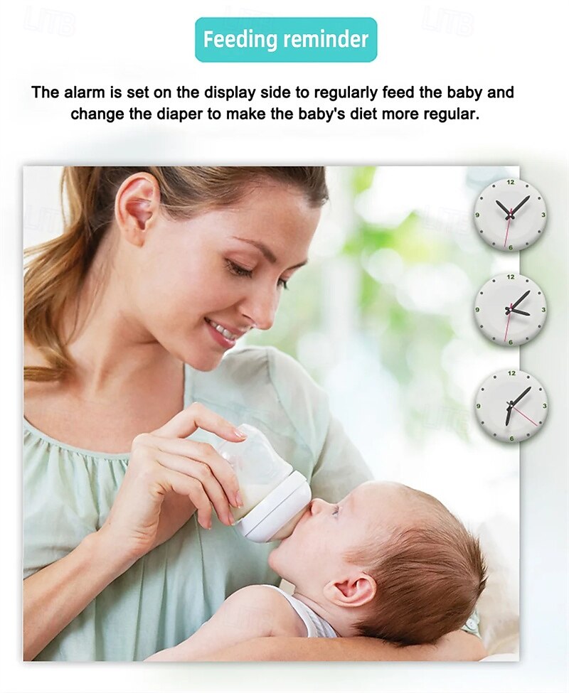 Baby Monitors 3.5HD Digital Device Child Safety Surveillance Camera Video Night Vision Music Detection Monitors 2025 - $79.99 –P3