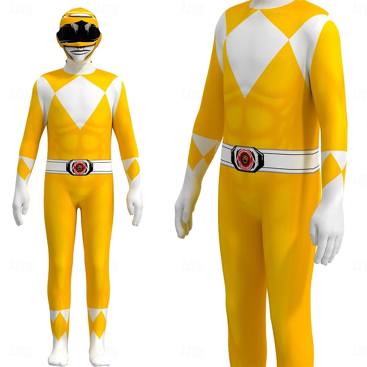 Mighty Morphin Power Rangers tommy oliver Traje de cosplay Mono Cosplay Cosplay de película for Hombre Mujer Chico Niños Adulto Carnaval Mascarada Evento / Fiesta Mascarada 2025 - $30.99 –P2