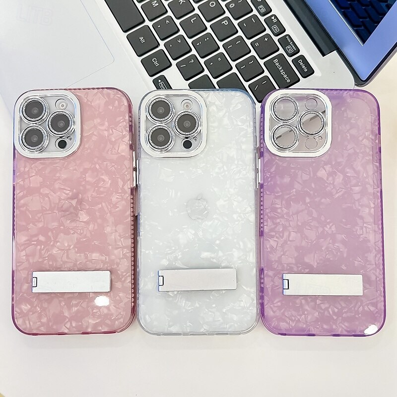 téléphone Coque Pour iPhone 16 Pro Max Plus iPhone 15 14 Pro Max Plus iPhone 13 Pro Max Coque Arriere Avec Support Protecteur d'objectif de caméra Antichoc Placage PC de 2025 ? $13.99 –P2