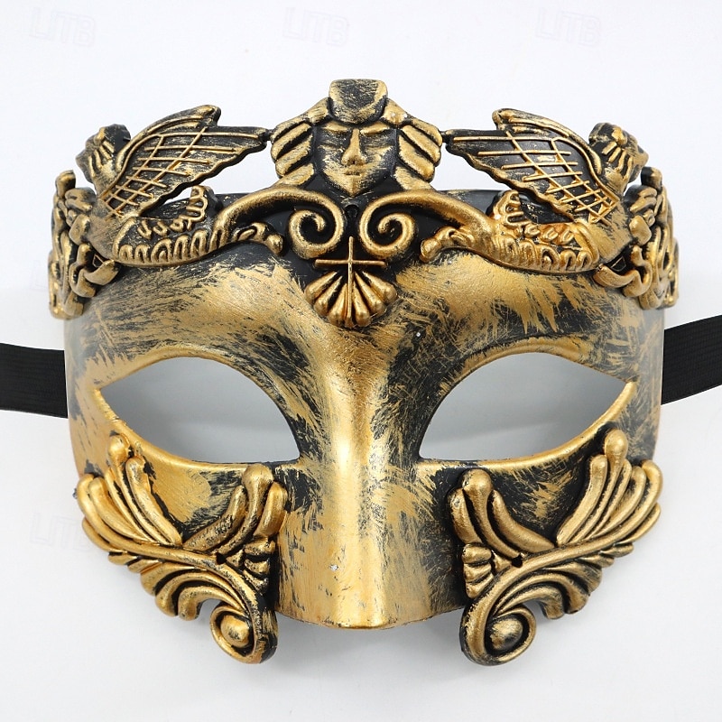 Greek Goddess Roman Carnival Mask Mask Venetian Mask Adults' Women's Metal Finish Sexy Costume Party Masquerade Halloween Carnival Mardi Gras Easy Carnival Costume 2025 - $25.99 –P6