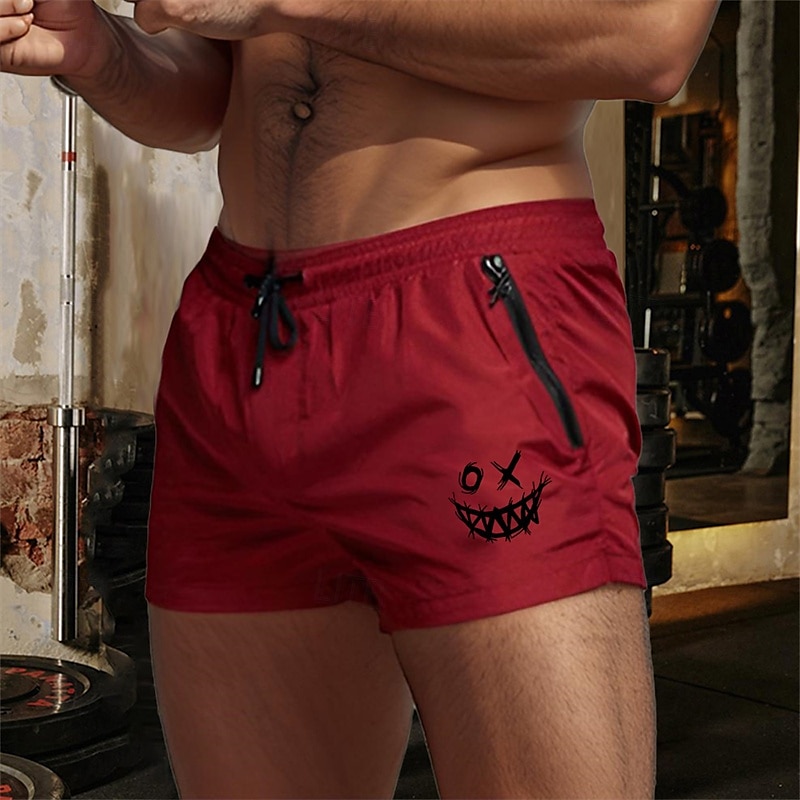 Herren kurze Sporthose Laufshorts kurze hosen Laufshorts Leichtathletik Kurze Hosen Trainingsshorts Gitter Tasche Kordelzug Elastischer Bund Kurze Hose Outdoor Sport & Natur Sportlich 2025 - $17.99 –P3