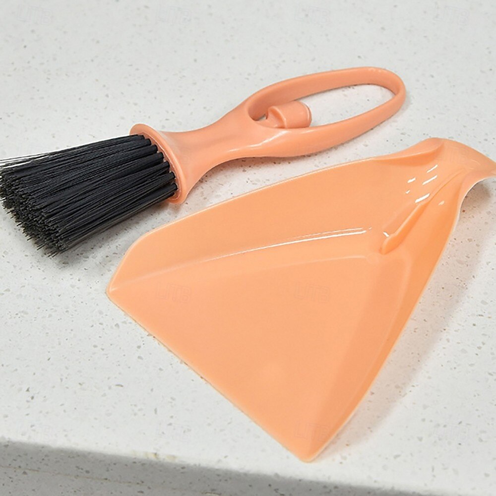 mini balai &Ensemble pelle à poussière – brosse de nettoyage de bureau pour clavier, tiroirs, coins &petits espaces, outil de nettoyage ménager de 2025 ? $6.49 –P7