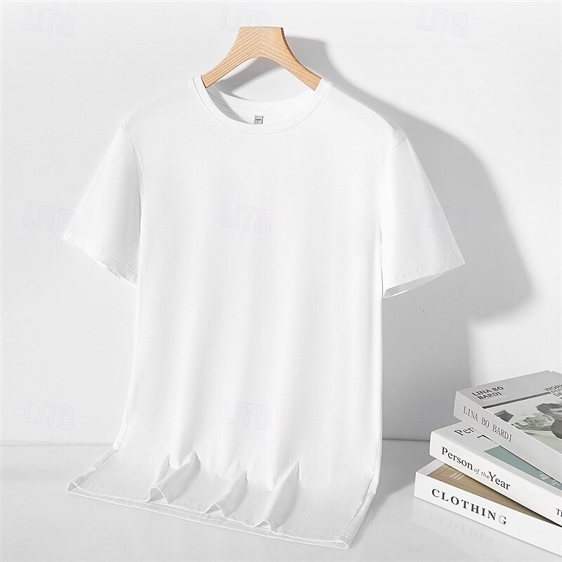 Men's Running T-Shirt Short Sleeve Tee Tshirt Casual Athleisure Breathable Quick Dry Soft Gym Workout Running Walking Sportswear Activewear Solid Colored Dark Grey Black White 2025 - $7.99 –P4