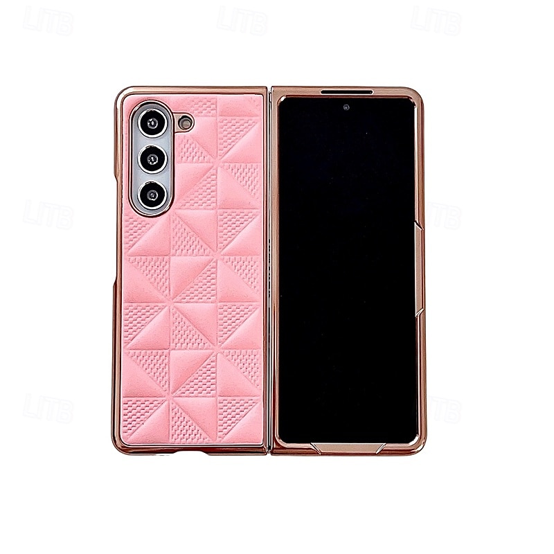 телефон Кейс для Назначение SSamsung Galaxy Z Fold 5 Z Fold 4 Z Fold 3 Кейс на заднюю панель Защита от удара броня Покрытие ПК Кожа PU 2025 - $19.99 –P13